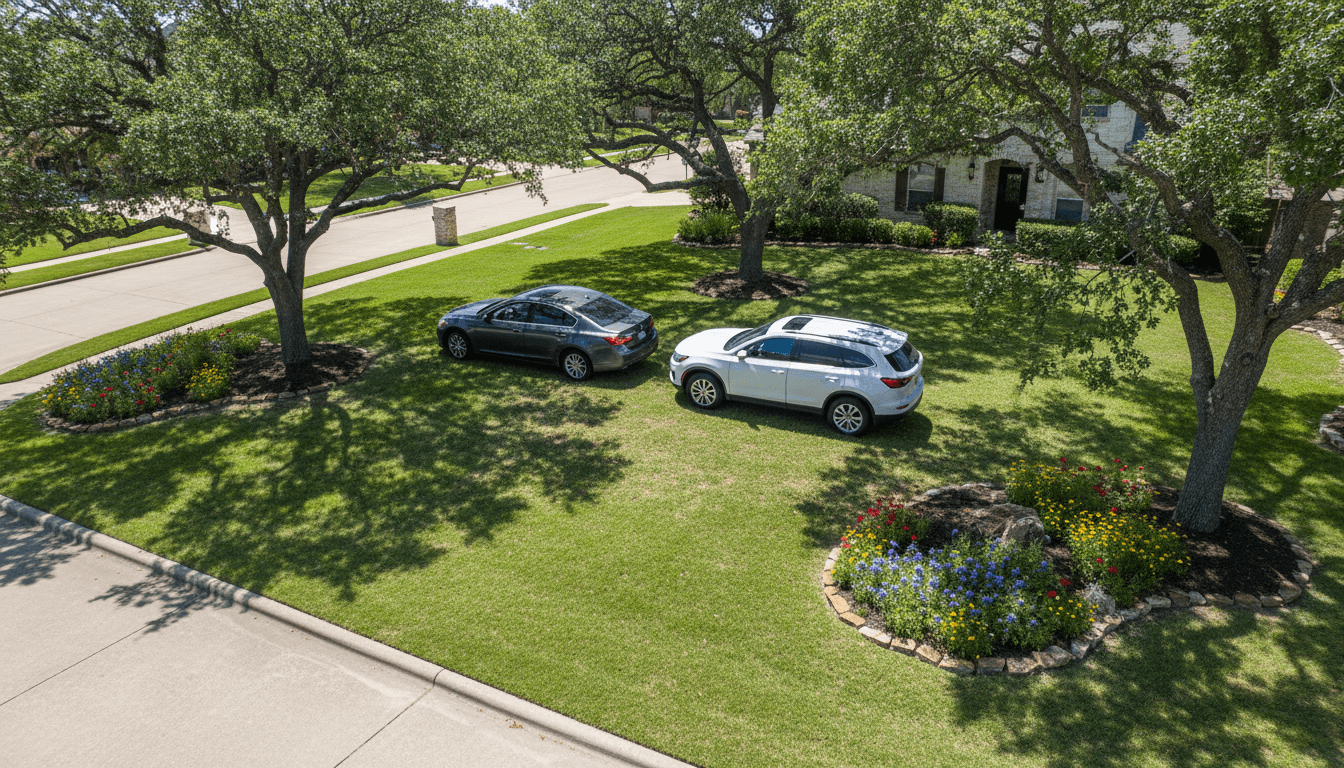 Parking on Grass Areas