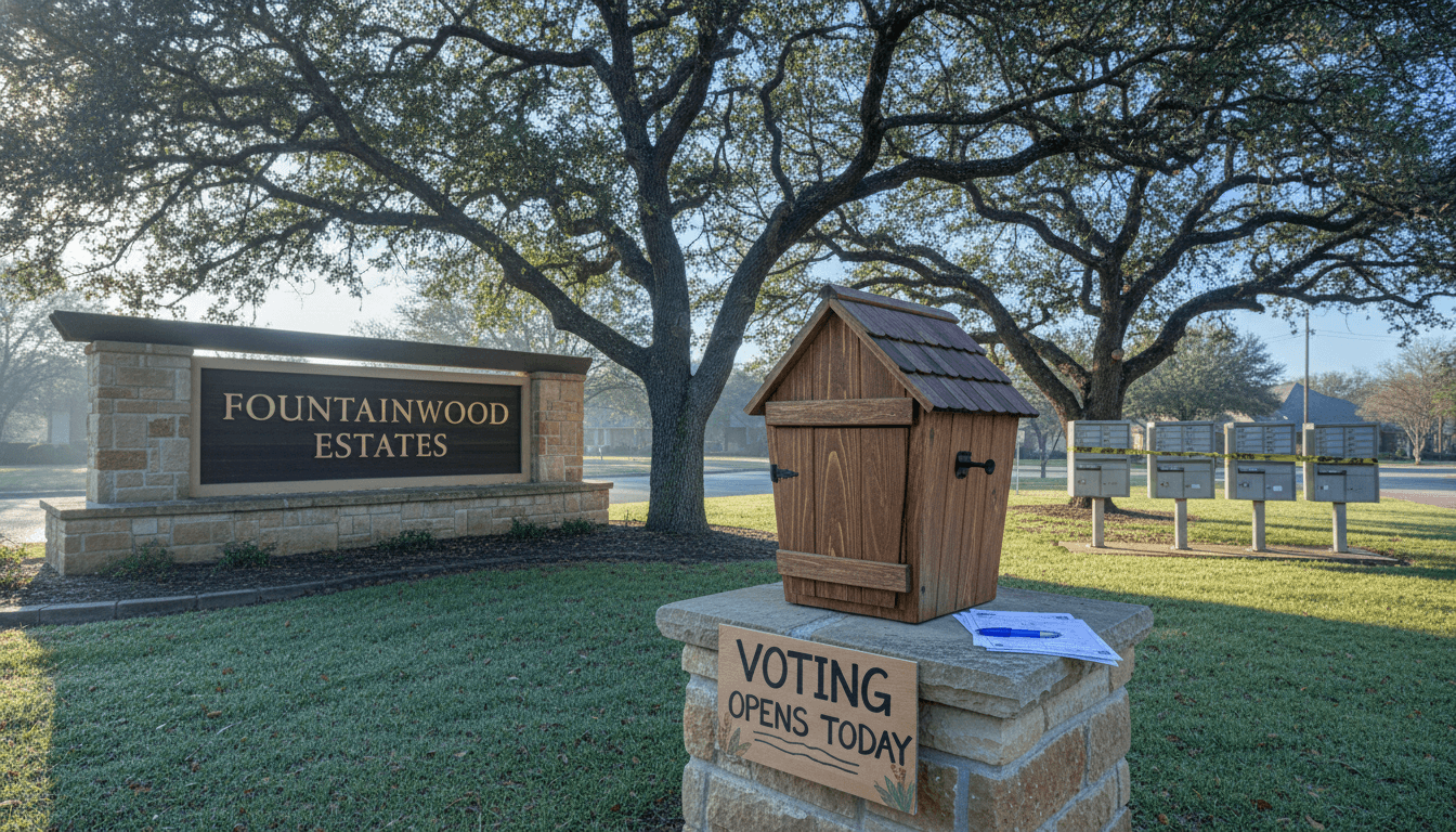 VOTING OPENS TODAY